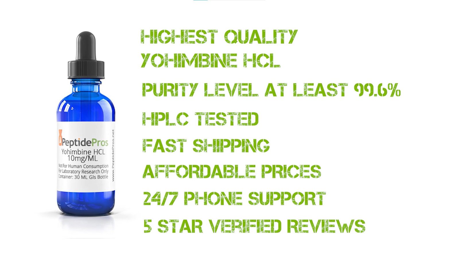 Yohimbine HCL 10mg/ml @ 30ml Yohimbine HCL 10mg/ml @ 30ml