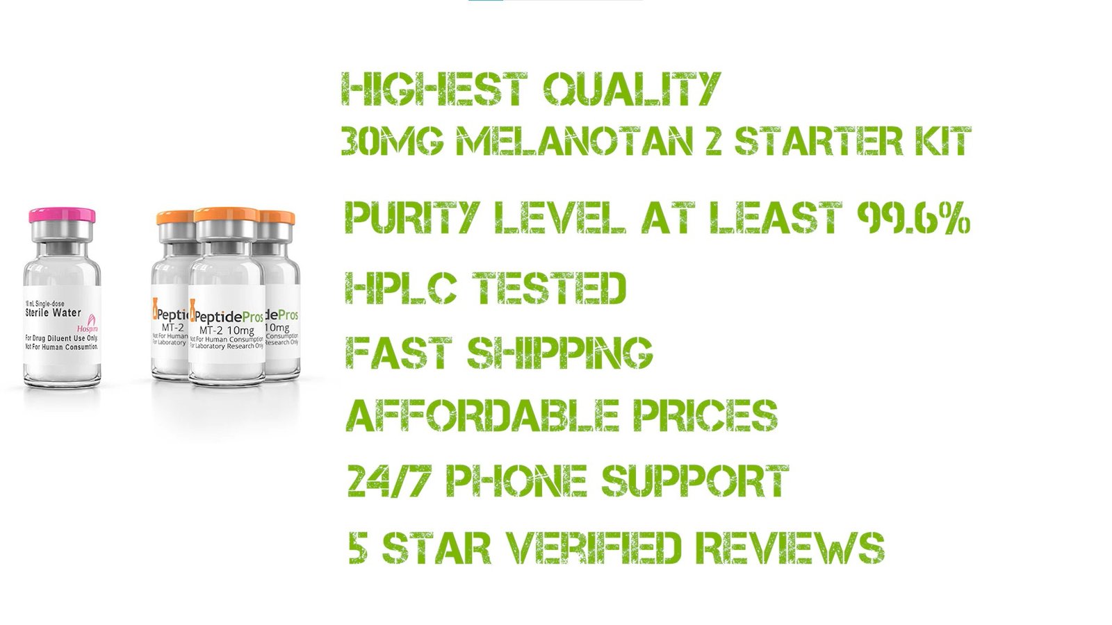 30mg Melanotan 2 (MT-2) STARTER KIT – SAVE 20%